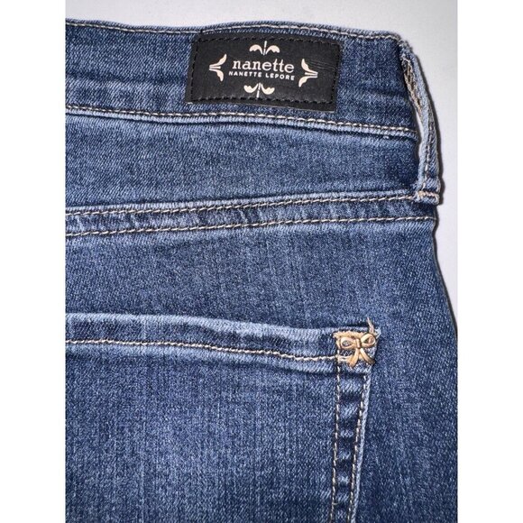 Nanette Lepore Jeans Amour Slim Boyfriend Women’s Size 4 Denim Perfect Butt - Picture 6 of 11